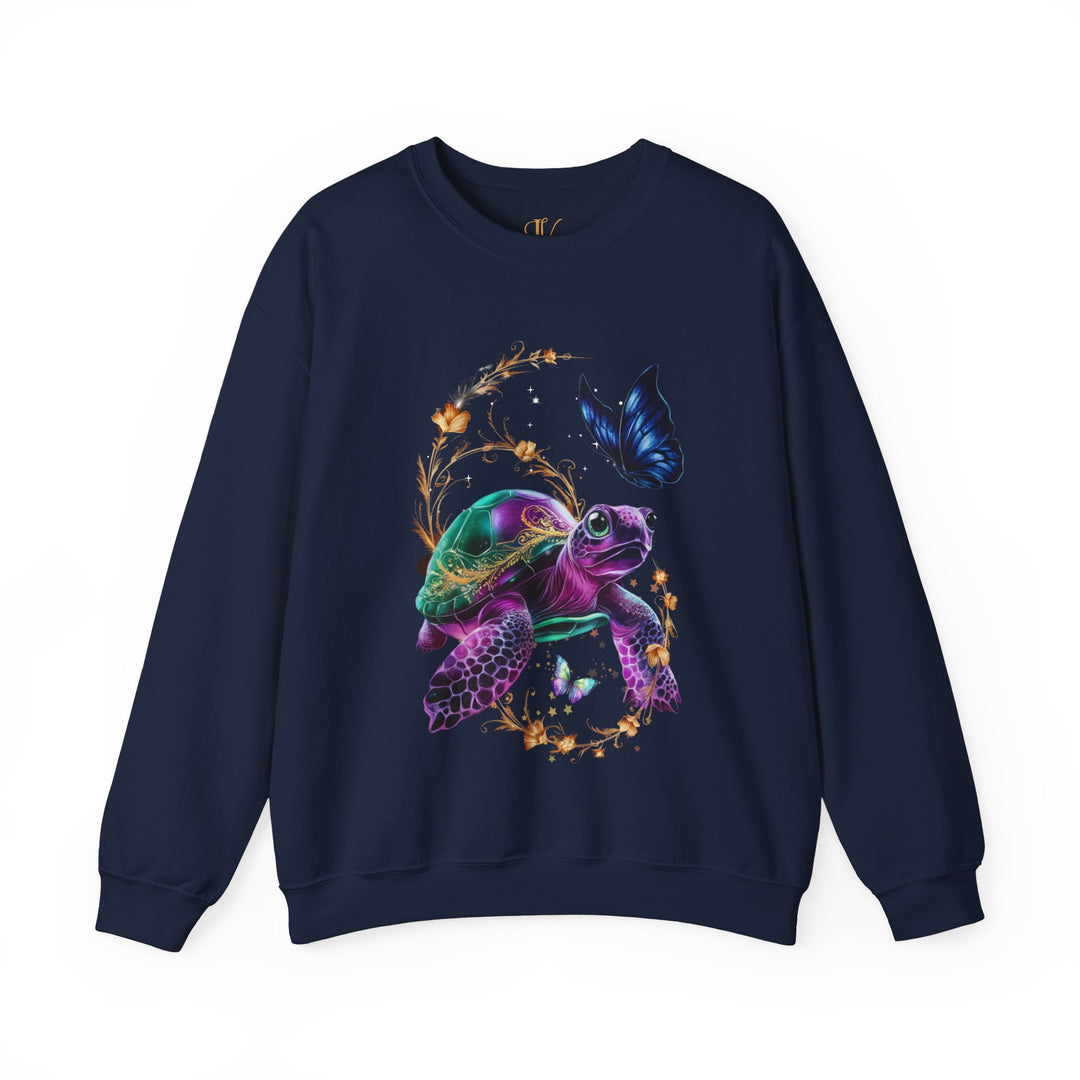 Turtle Dream Unisex Sweatshirt Sweatshirt Printify S Navy