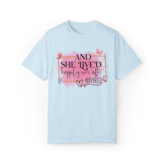 Empowering Divorcee T-shirt T-Shirt Printify Chambray S