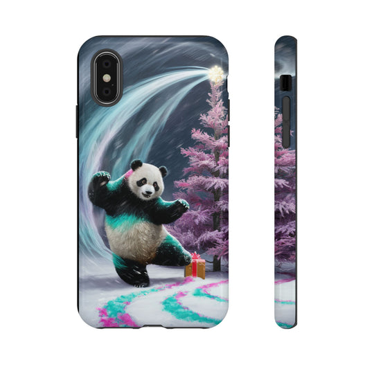 Christmas Panda Tough Case Phone Case Printify