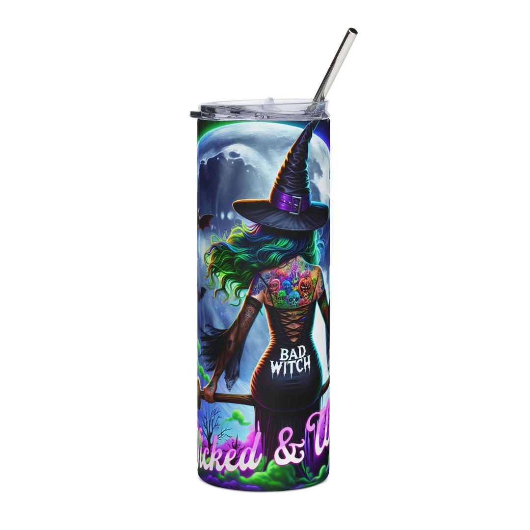 Tumbler Bad Witch Wicked and Wild 20oz Mug Printify
