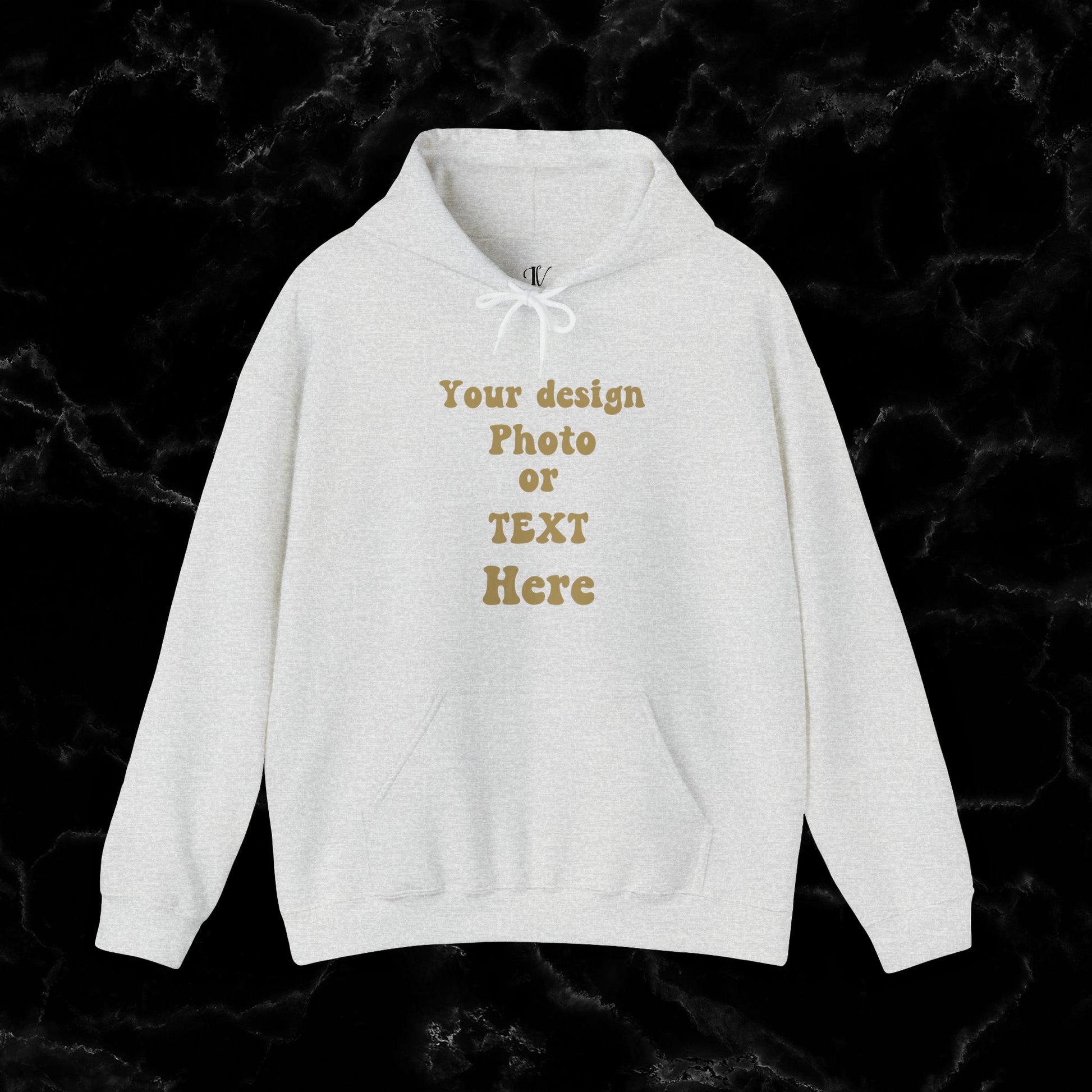 Cozy Personalization: Custom Hoodie - Your Cozy Canvas Personalized for Ultimate Comfort - Wrap Yourself in Unmatched Warmth with a Hoodie Tailored Just for You Hoodie Ash S 
