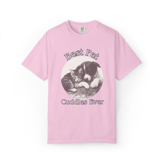 "Best Pet Cuddles Ever" T-Shirt T-Shirt Printify Blossom S