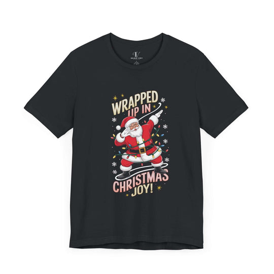 Santa Christmas Tee - Wrapped Up in Christmas Joy