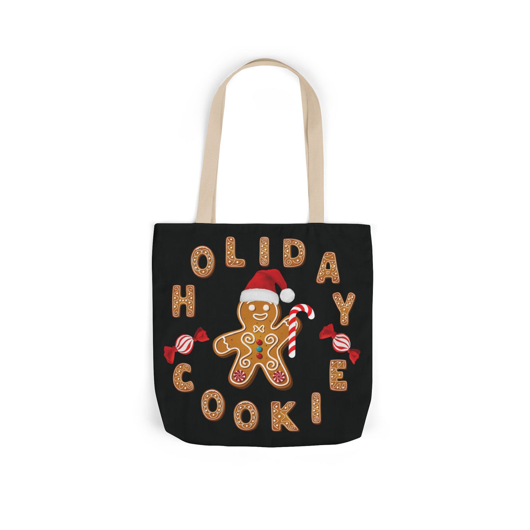 Holiday Cookie Canvas Tote Bag Accessories Printify 16" × 16'' Beige