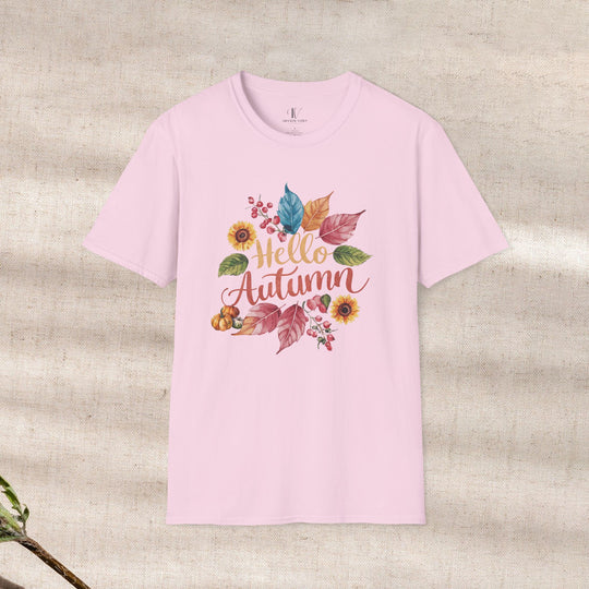 Autumnal Watercolor: Hello Autumn T-Shirt