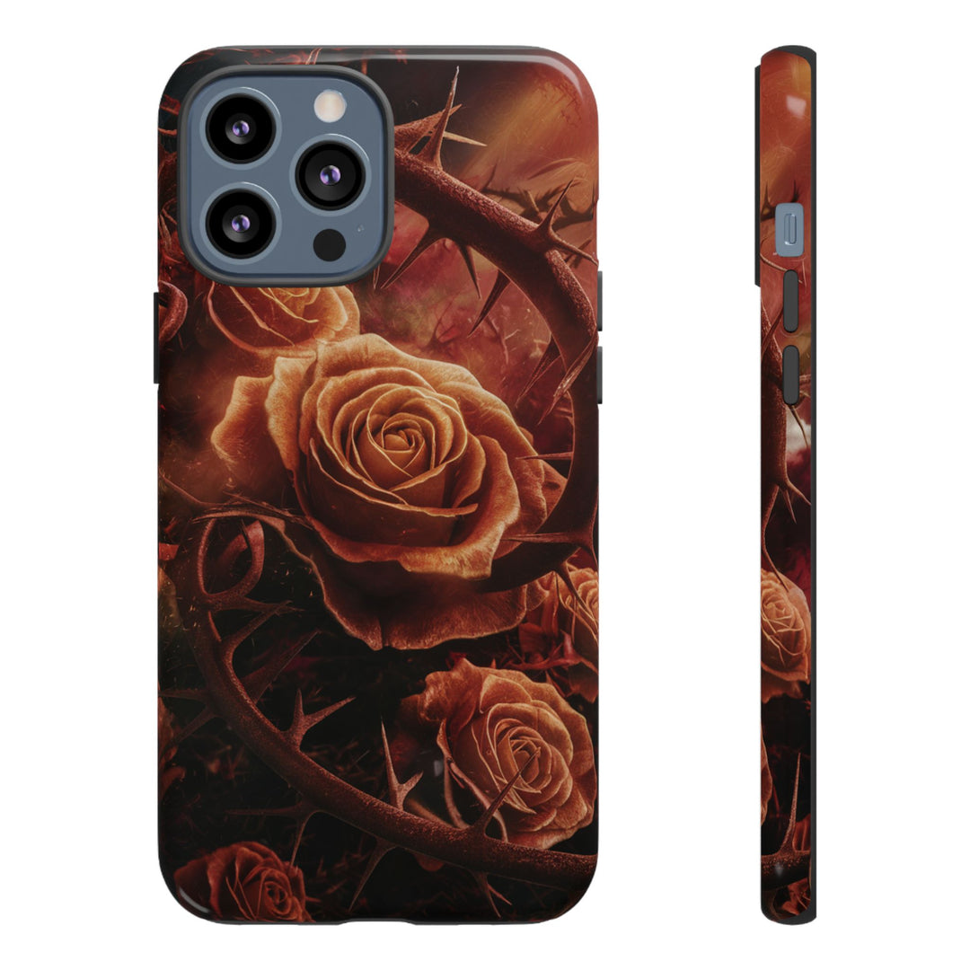 Gothic Roses Phone Case Phone Case Printify iPhone 13 Pro Max Glossy