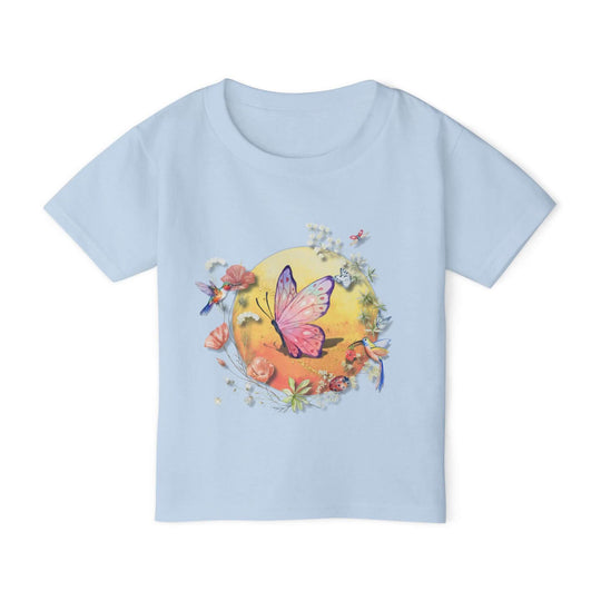 Toddler T-shirt - Cute and Whimsical Butterfly Kids clothes Printify Light Blue 2T