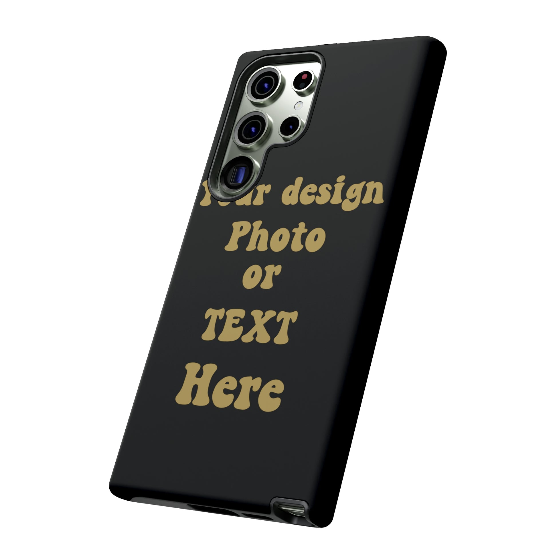 Custom Tough Cases - Personalised With Your Own Photo, Text And Imagination Phone Case   