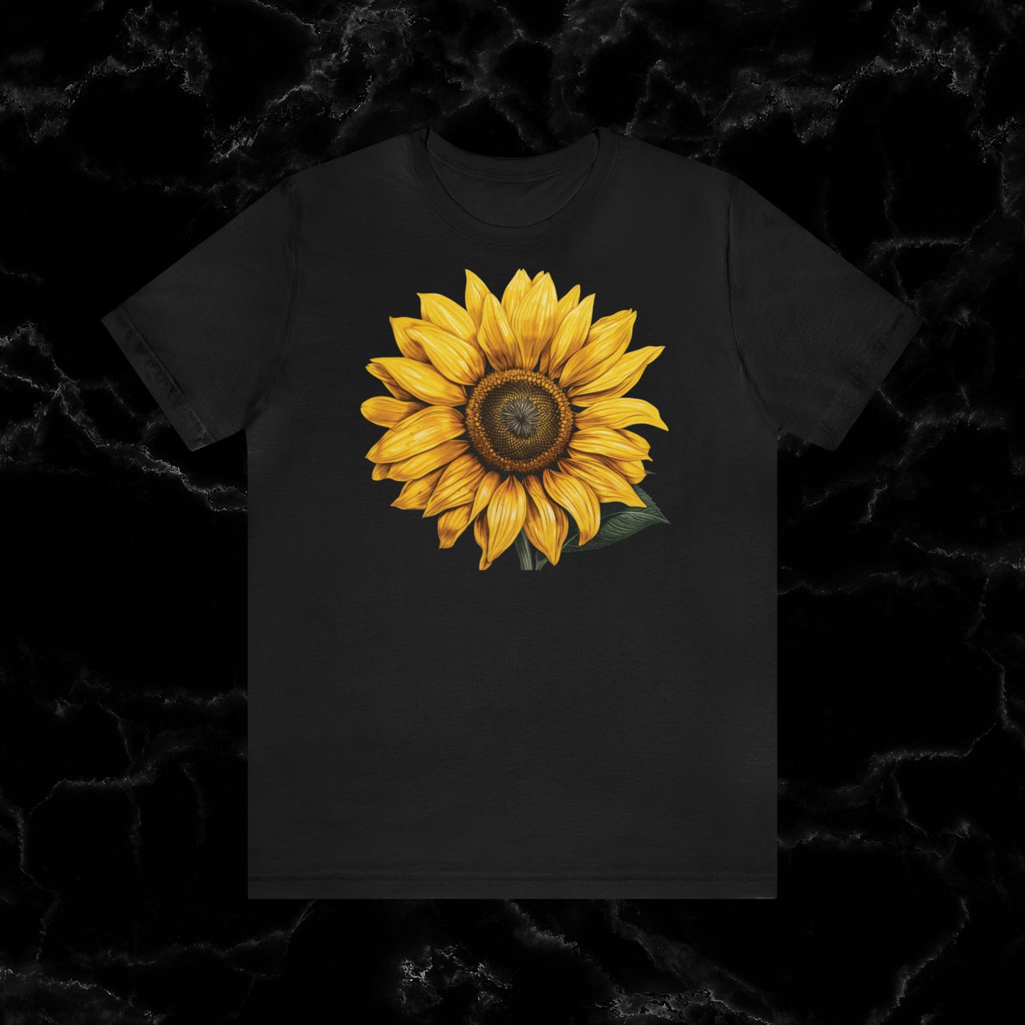 Sunflower Shirt Collection - Floral Tee, Garden Shirt, and Women's Fall Fashion Staples T-Shirt Black S 