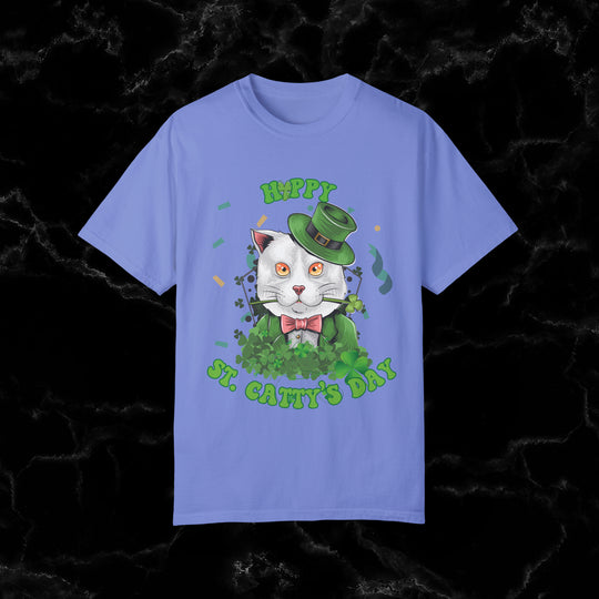 Meow-gic! Happy St. Catty's Day T-Shirt by ImaginVibes T-Shirt Flo Blue S 