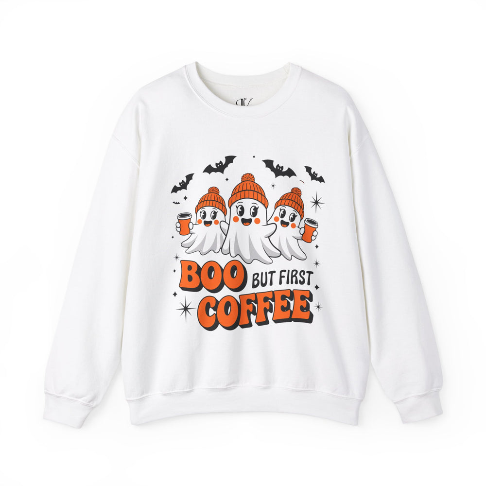 Cute Ghosts "Boo but First Coffee" Sweatshirt