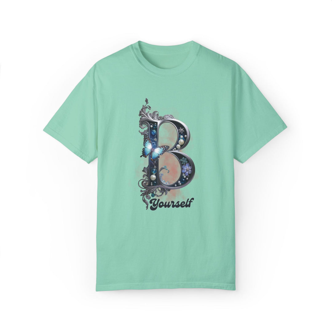 Letter B Elegant and Feminine T-shirt T-Shirt Printify Island Reef S