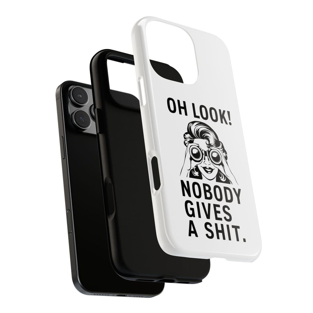 Phone Case - 'Oh Look Nobody Gives a Shit' Phone Case Printify