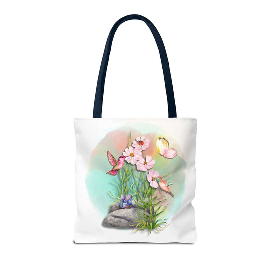 Spring Watercolor Nature-Inspired Tote Bag Bags Printify