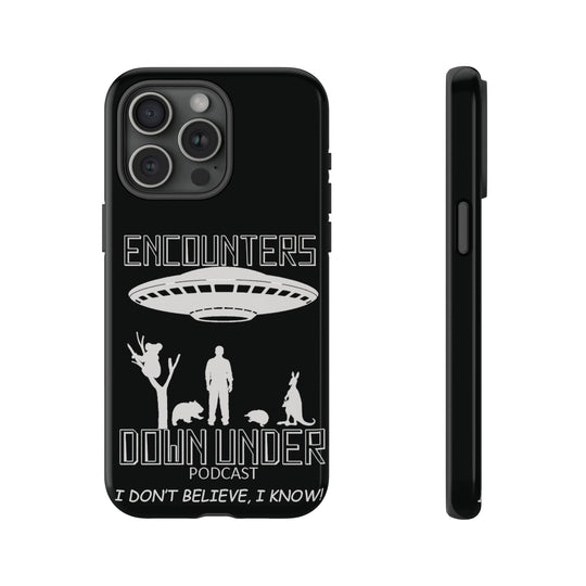 Encounters Down Under Podcast Tough Cases - Protect Your Tech Phone Case iPhone 15 Pro Max Glossy 