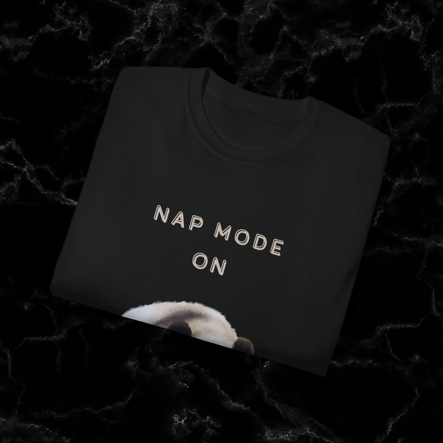 Nap Time Panda Unisex Funny Tee - Hilarious Panda Nap Design T-Shirt   