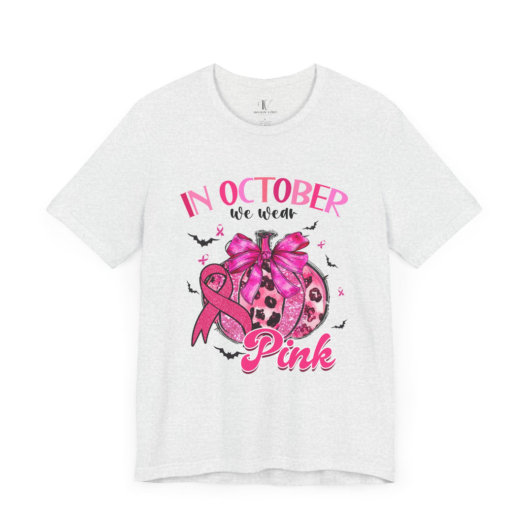 In October We Wear Pink Pumpkin T-Shirt