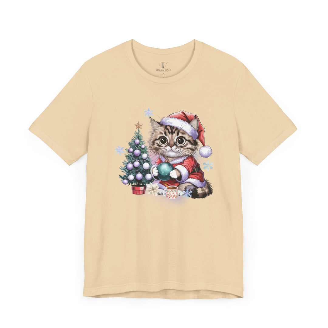 Holiday Tabby Cat Tee