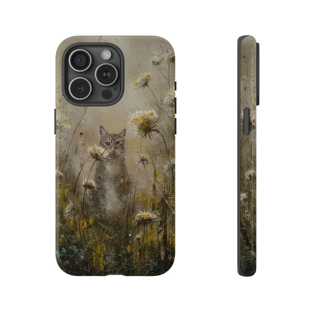 Impressionist Cat Tough Case Phone Case Printify iPhone 15 Pro Max Glossy