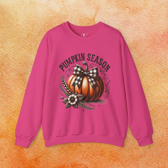 Pumpkin Season: Coquette Fall Sweatshirt