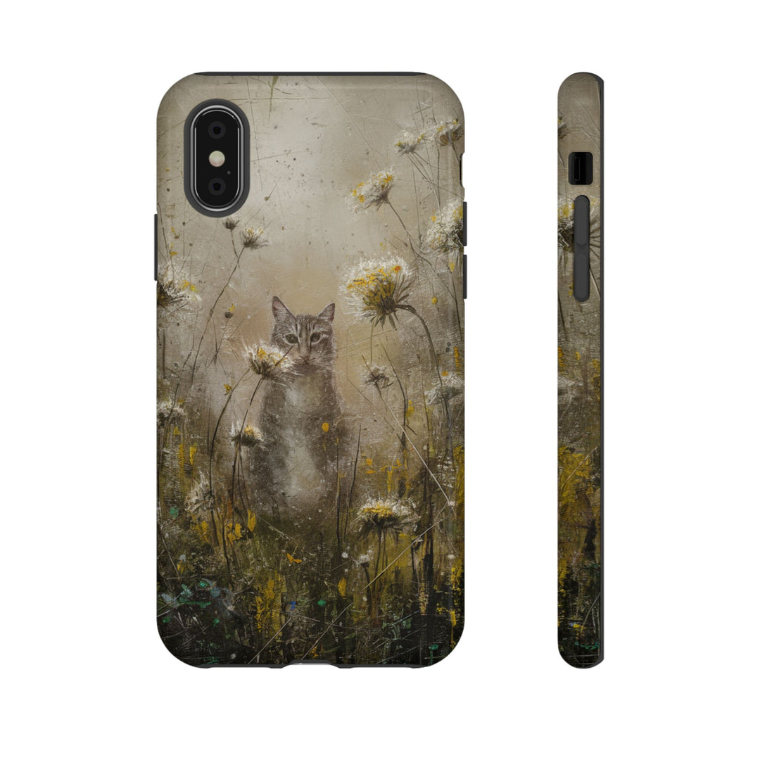 Impressionist Cat Tough Case Phone Case Printify