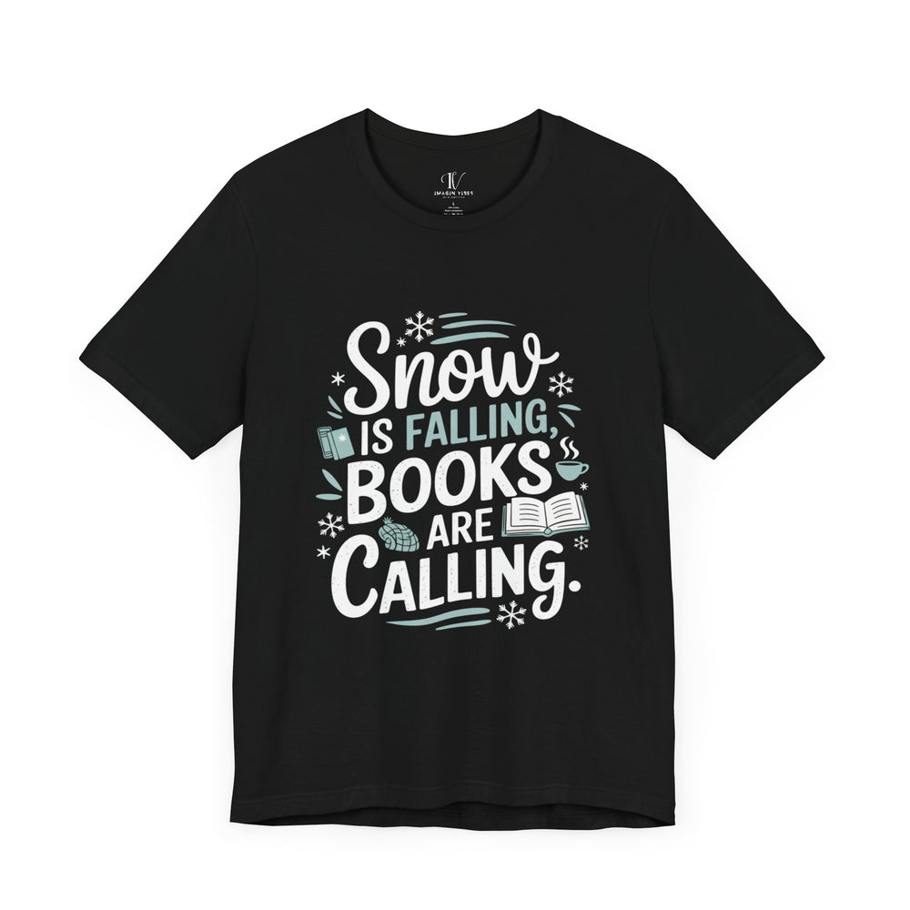 Winter Cozy Bookworm Tee