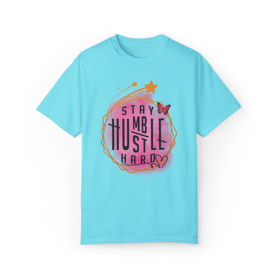 Motivational Butterfly T-shirt T-Shirt Printify Lagoon Blue S