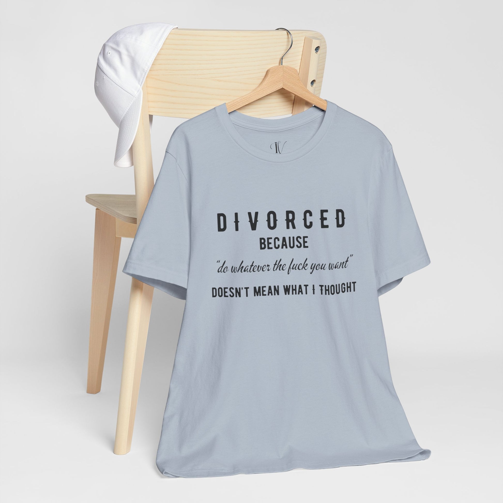 Divorced Shirt - Funny Divorce Party Gift for Ex-Husband or Ex-Wife T-Shirt Light Blue XS 