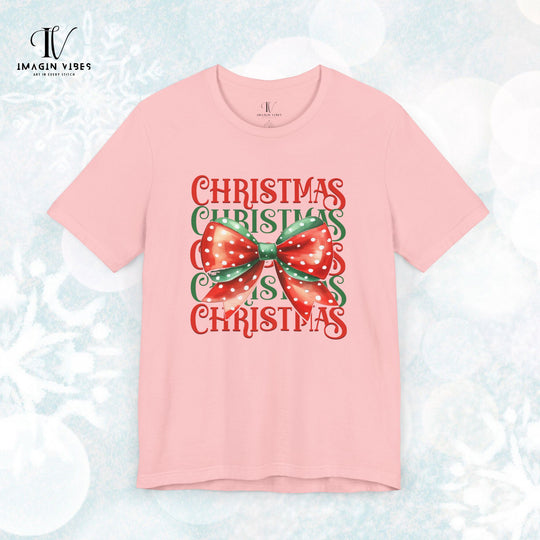 Christmas Bow Tee