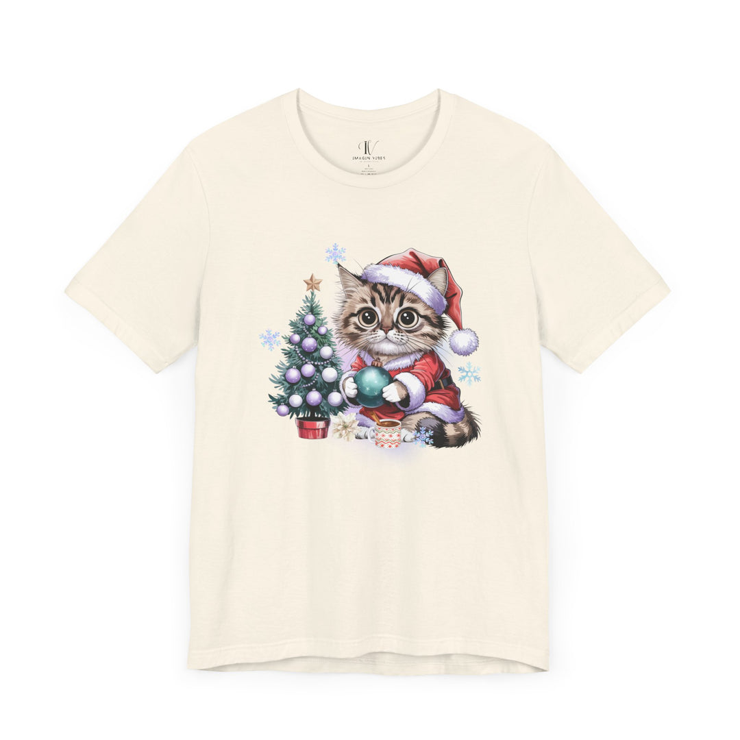 Holiday Tabby Cat Tee