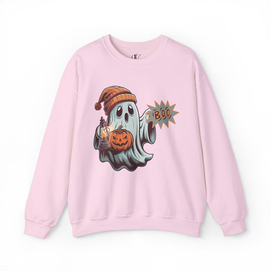 Boo! Cute Ghost Halloween Sweatshirt