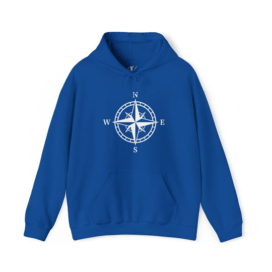 "Explore the World" Adventure Hoodie Hoodie Printify Royal S