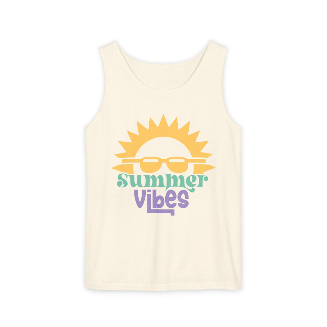 Summer Vibes Tank Top Tank Top Printify Ivory S