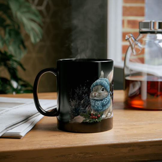 Winter Bunny Cozy Mug (11-15oz) Mug Printify