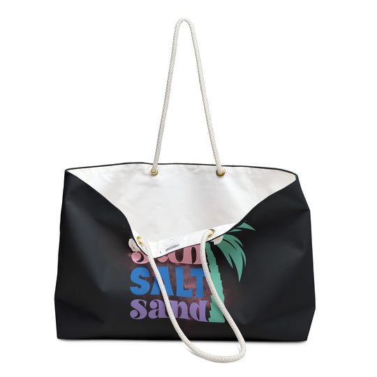 Tote Bag Summery Retro Palm Tree and Sun Bags Printify