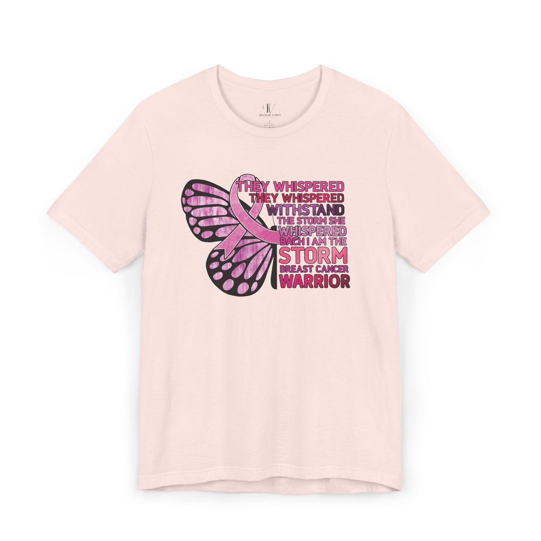 Breast Cancer Warrior T-Shirt - Empowering Message