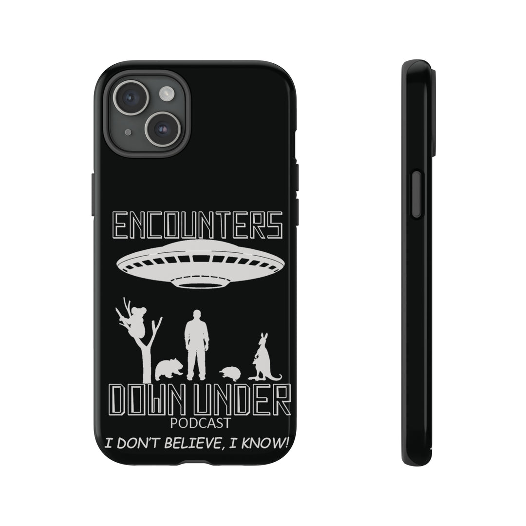 Encounters Down Under Podcast Tough Cases - Protect Your Tech Phone Case iPhone 15 Plus Glossy 