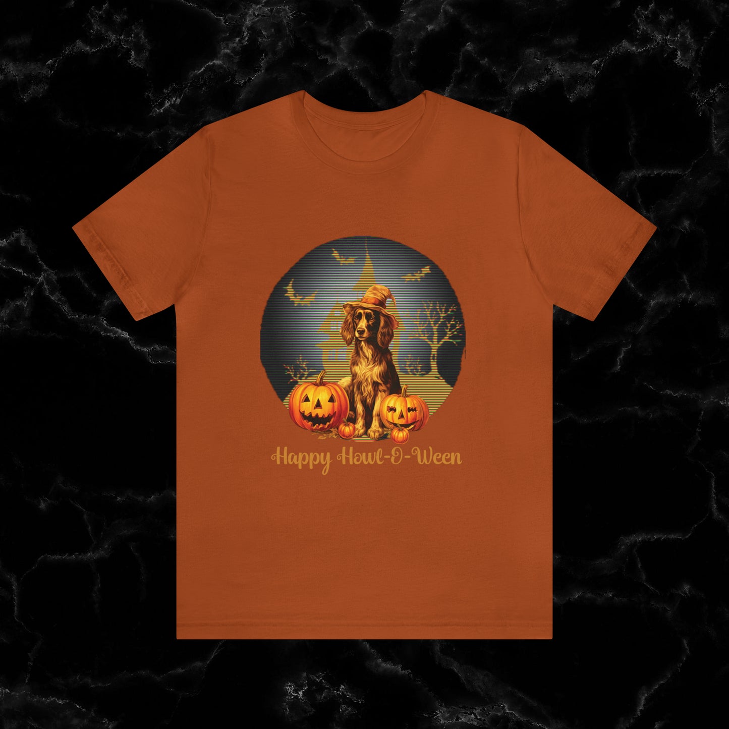 Irish Setter Happy Howl-o-ween T-Shirt | Halloween Irish Setter - Irish Setter Gift T-Shirt Autumn XS 