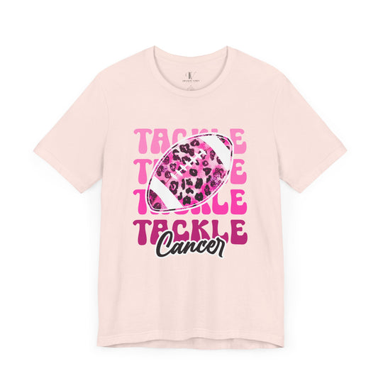 Tackle Breast Cancer Football T-Shirt