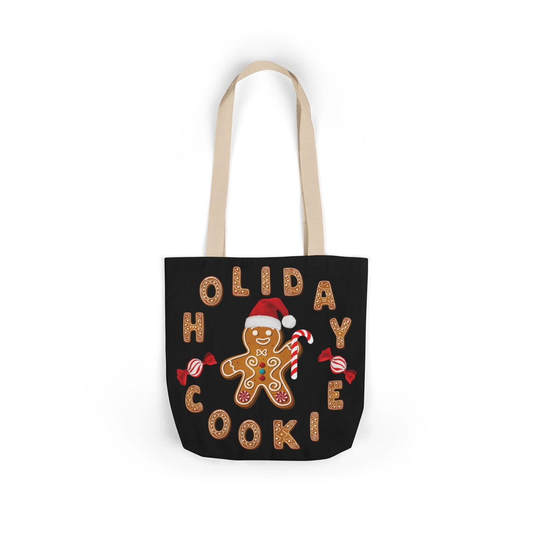 Holiday Cookie Canvas Tote Bag Accessories Printify 13" × 13'' Beige