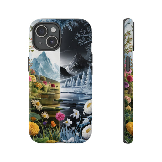 Phone Case - Duality and Change Nature Phone Case Printify iPhone 15 Glossy