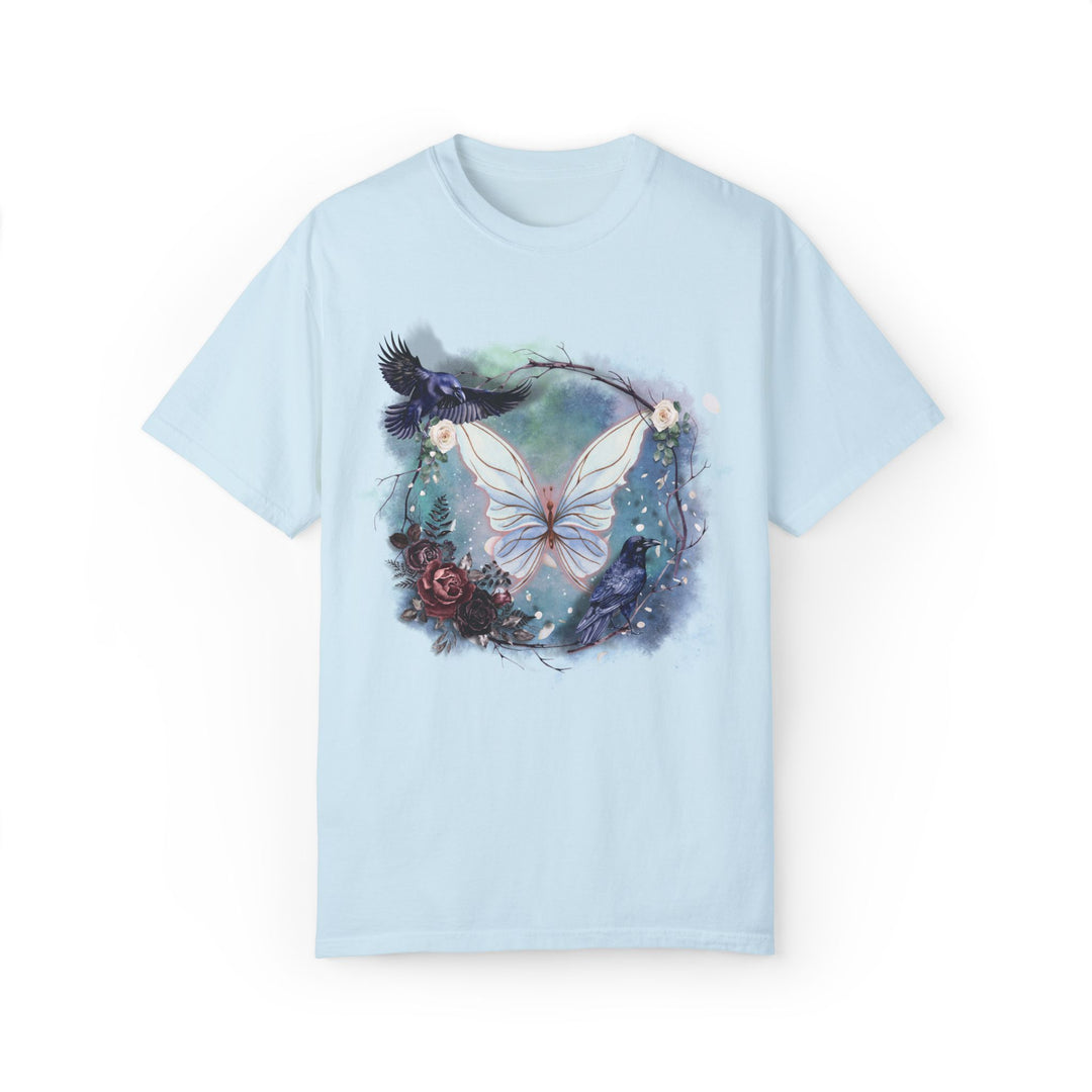 Butterfly Dreamy T-shirt T-Shirt Printify Chambray S