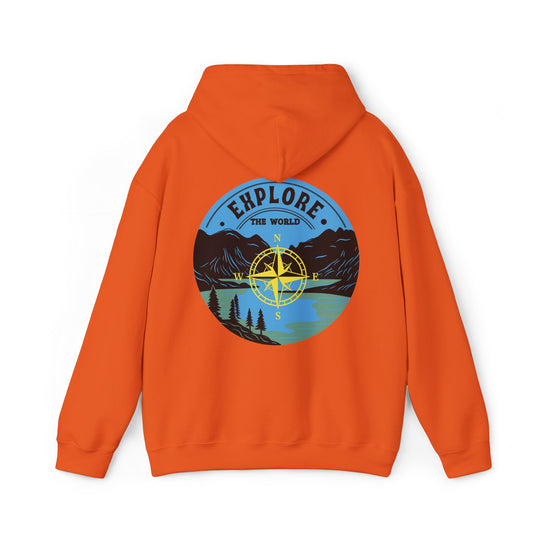 "Explore the World" Adventure Hoodie Hoodie Printify