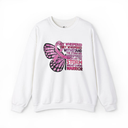 Breast Cancer Warrior Sweatshirt - Empowering Message