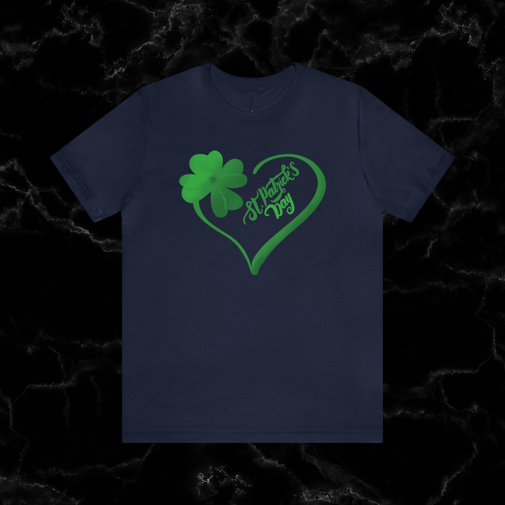 Lucky Saint Patrick's Day Shirt - St. Paddy's Day Lucky Irish Shamrock Leaf Clover Flag Beer T-Shirt T-Shirt Navy XS 