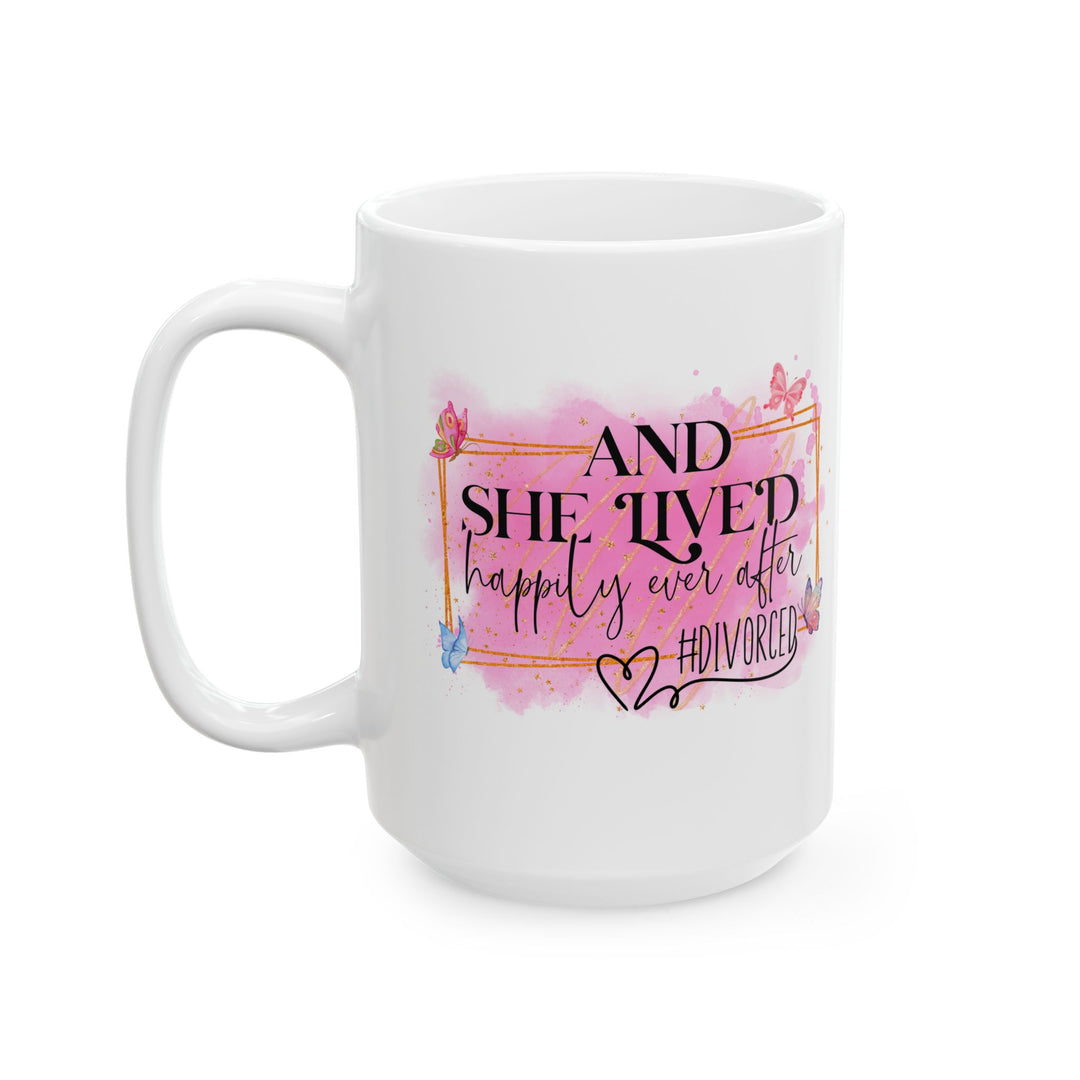 Empowering Watercolor Butterfly Mug Mug Printify 15oz