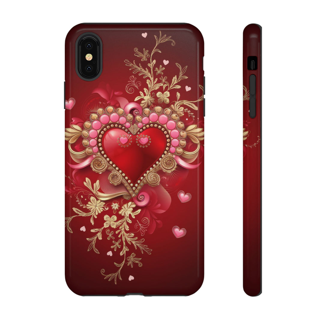 Phone Cases - Romantic Heart Design for Valentine's Day Phone Case Printify