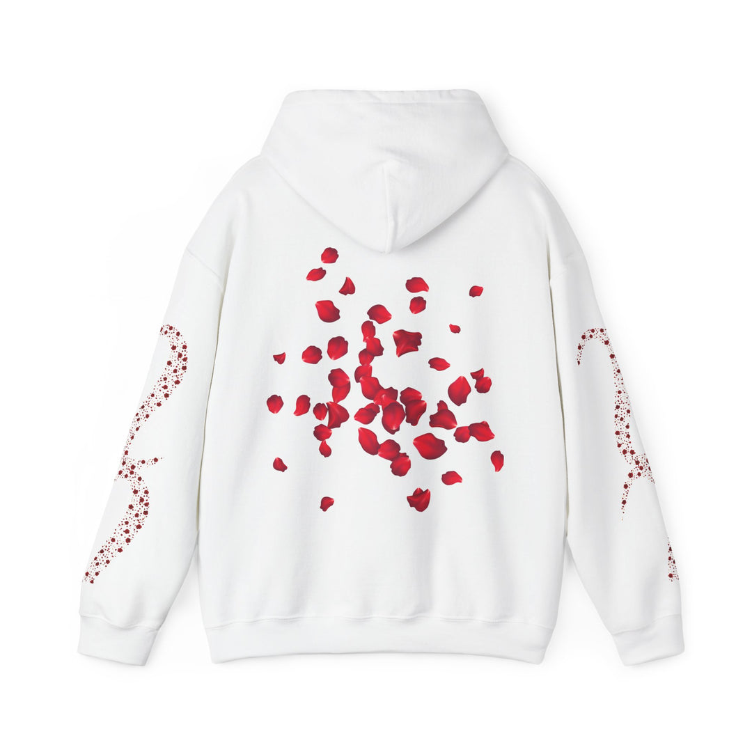 Romantic Rose Hoodie Hoodie Printify