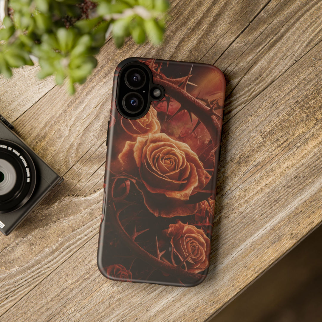 Gothic Roses Phone Case Phone Case Printify iPhone 16 Plus Matte