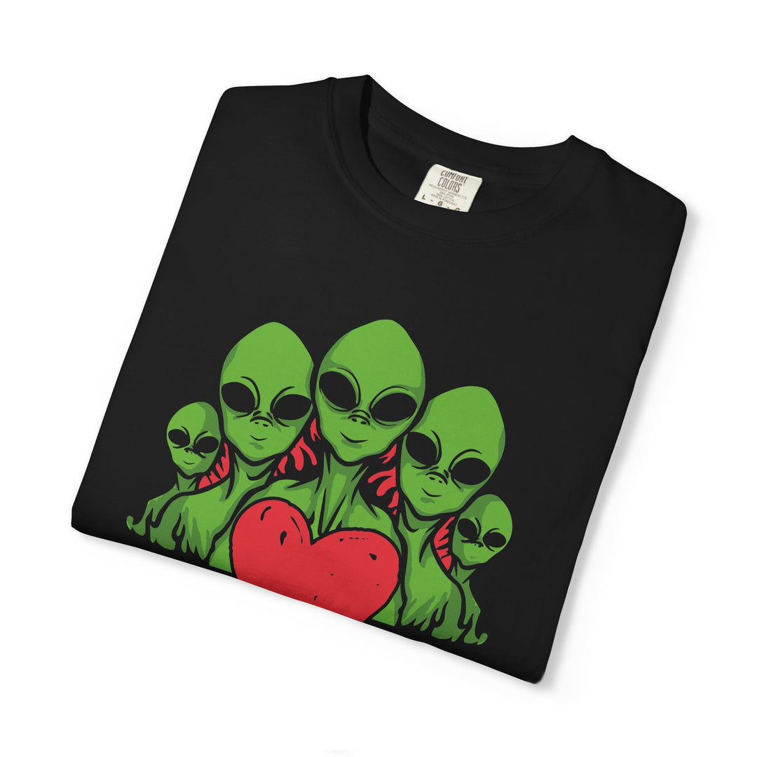 "We Are Ready To Be Your Friends" UFO T-Shirt — Alien Graphic Tee T-Shirt Printify